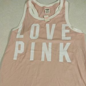 VS PINK sleeveless top.